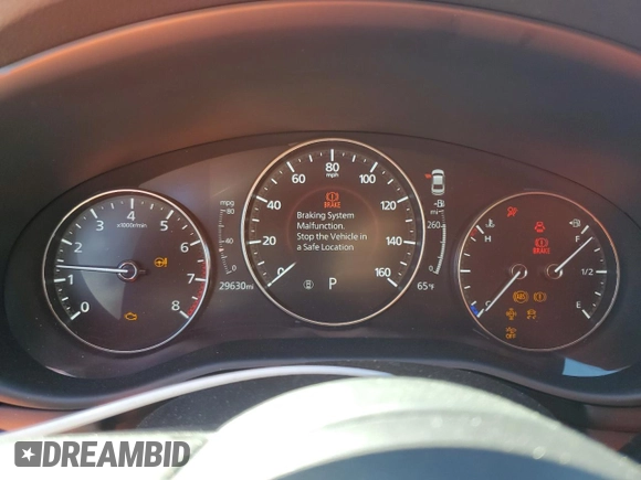 2023 Mazda 3 S Select with VIN 3MZBPABM9PM373052, listed as a Copart auction lot 49424205 with 29,630 mi miles and Salvage Title. Bid and sale history available at DreamBid. Image 9.