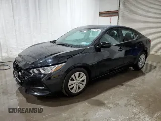 2020 Nissan Sentra S with VIN 3N1AB8BV7LY232520, listed as a Copart auction lot 49488435 with 47,225 mi miles and Salvage Title. Bid and sale history available at carsss.com. Image 1.