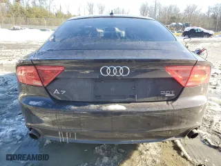 2015 Audi A7 3.0 Premium Plus with VIN WAUWGAFC9FN003713, listed as a Copart auction lot 87448394 with 132,417 mi miles and Salvage Title. Bid and sale history available at carsss.com. Image 6.