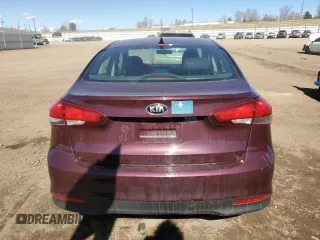 2017 Kia Forte LX with VIN 3KPFK4A7XHE025479, listed as a Copart auction lot 46625795 with 104,038 mi miles and Salvage Title. Bid and sale history available at carsss.com. Image 6.