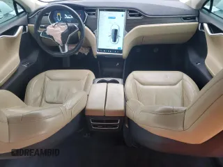 2016 Tesla Model S 90D with VIN 5YJSA1E24GF129280, listed as a Copart auction lot 50654395 with 118,711 mi miles and Salvage Title. Bid and sale history available at DreamBid. Image 8.