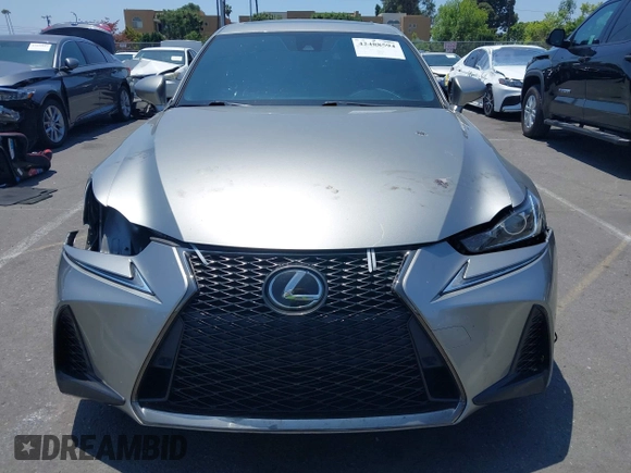 2020 Lexus IS 300 F Sport with VIN JTHGA1D22L5104377, listed as a IAAI auction lot 42488594 with 59,089 mi miles and . Bid and sale history available at DreamBid. Image 12.