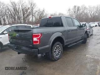 2019 Ford F-150 XL with VIN 1FTEW1E49KFB29702, listed as a IAAI auction lot 41193981 with 57,755 mi miles. Bid and sale history available at carsss.com. Image 4.