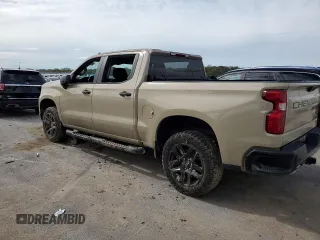 2022 Chevrolet Silverado 1500 Custom Trail Boss with VIN 3GCUDCET4NG579555, listed as a Copart auction lot 51195454 with Not Provided miles and Salvage Title. Bid and sale history available at DreamBid. Image 2.
