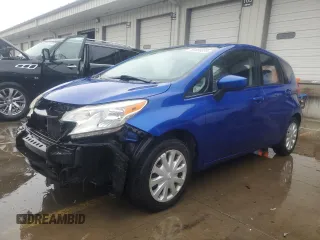 2015 Nissan Note S Plus with VIN 3N1CE2CP8FL424768, listed as a Copart auction lot 59885825 with 87,774 mi miles and Salvage title. Bid and sale history available at DreamBid. Image 1.
