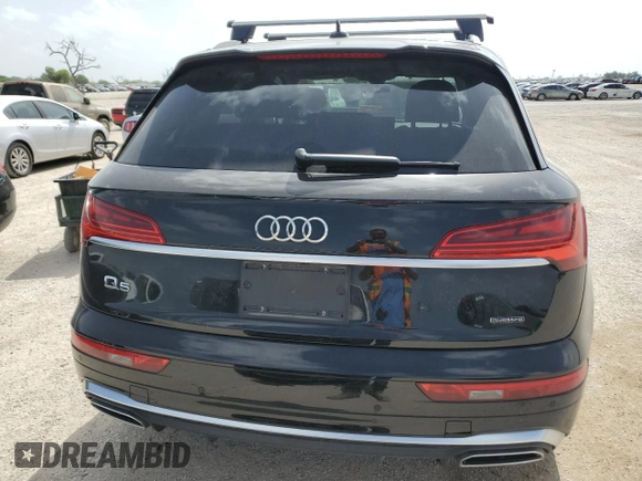 2024 Audi Q5 S line Premium Plus with VIN WA1EAAFY3R2022303, listed as a Copart auction lot 65633044 with 15,363 mi miles and Clean Title. Bid and sale history available at carsss.com. Image 6.