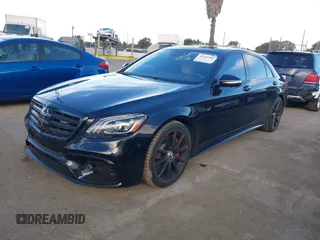 2018 Mercedes-Benz S 63 AMG with VIN WDDUG8JB9JA357139, listed as a IAAI auction lot 41265507 with 41,224 mi miles and . Bid and sale history available at DreamBid. Image 17.