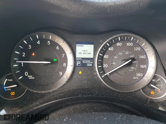 2015 Infiniti Q70 with VIN JN1EY1AP9FM510013, listed as a Copart auction lot 45341105 with 92,255 mi miles and Salvage title. Bid and sale history available at DreamBid. Image 9.