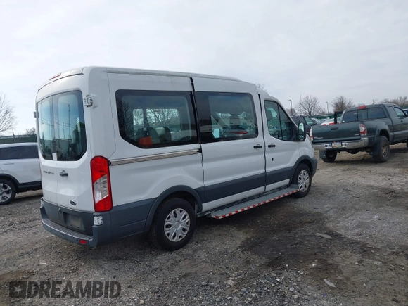 2017 Ford Transit Passenger XL with VIN 1FMZK1CMXHKA57730, listed as a IAAI auction lot 41835172 with 6,791 mi miles and . Bid and sale history available at DreamBid. Image 4.
