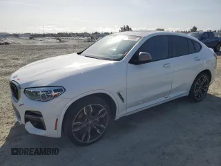 2020 BMW X4 M40i z VIN 5UX2V5C08L9B49129, wystawiony jako Copart lot #52085885 z przebiegiem 51 368 mil mil oraz Szkoda całkowita • Salvage title. Historia ofert i sprzedaży dostępna na DreamBid. Obrazek 1.