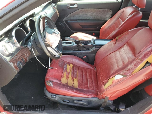 2006 Ford Mustang GT Deluxe with VIN 1ZVHT82H665221722, listed as a Copart auction lot 51848545 with 201,005 mi miles and Salvage Title. Bid and sale history available at carsss.com. Image 7.