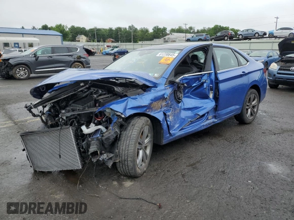2023 Volkswagen Jetta SE with VIN 3VW7M7BU6PM042611, listed as a Copart auction lot 61238645 with Not provided miles and Salvage title. Bid and sale history available at DreamBid. Image 1.