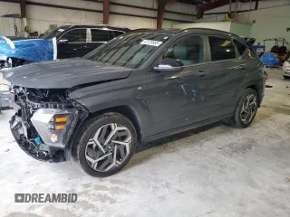 2024 Hyundai Kona N Line with VIN KM8HACA37RU047926, listed as a Copart auction lot 42129885 with 8,973 mi miles and Salvage Title. Bid and sale history available at carsss.com. Image 1.