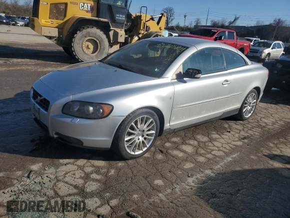 2007 Volvo C70 with VIN YV1MC68217J014411, listed as a Copart auction lot 83255234 with 115,948 mi miles and Clean Title. Bid and sale history available at carsss.com. Image 1.