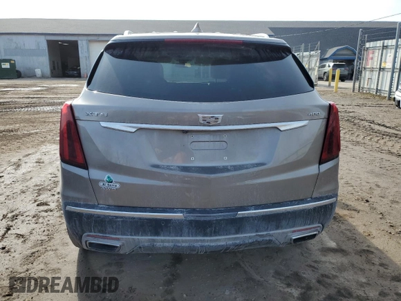 2022 Cadillac XT5 AWD Premium Luxury with VIN 1GYKNDRSXNZ121976, listed as a Copart auction lot 47200175 with 21,627 mi miles and Clean title. Bid and sale history available at DreamBid. Image 6.