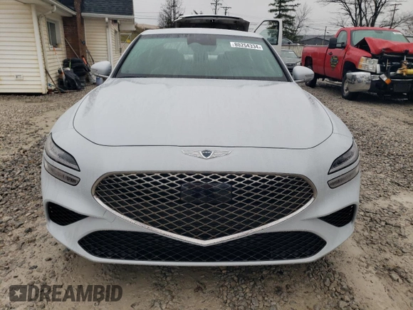 2023 Genesis G70 3.3T with VIN KMTG54TE7PU107887, listed as a Copart auction lot 80254334 with 24,294 mi miles and Salvage Title. Bid and sale history available at DreamBid. Image 5.