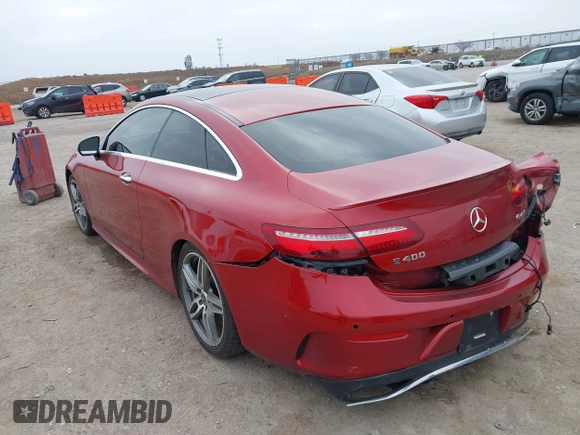 2018 Mercedes-Benz E-Class E 400 with VIN WDD1J6GB2JF022968, listed as a IAAI auction lot 41499016 with 88,559 mi miles. Bid and sale history available at carsss.com. Image 3.