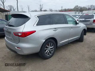 2015 Infiniti QX60 with VIN 5N1AL0MN6FC501897, listed as a IAAI auction lot 41950700 with 109,603 mi miles. Bid and sale history available at carsss.com. Image 4.