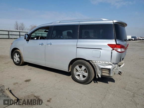 2017 Nissan Quest SV with VIN JN8AE2KP4H9167582, listed as a Copart auction lot 45763295 with 125,020 mi miles and Salvage Title. Bid and sale history available at carsss.com. Image 2.