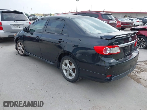 2012 Toyota Corolla L with VIN 5YFBU4EE9CP074214, listed as a IAAI auction lot 41921336 with 166,873 mi miles. Bid and sale history available at carsss.com. Image 3.