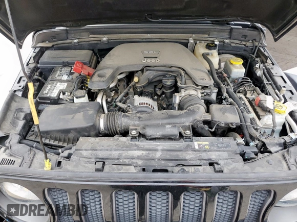 2020 Jeep Wrangler Unlimited Rubicon with VIN 1C4HJXFG9LW101973, listed as a Copart auction lot 60261365 with 61,097 mi miles and Clean title. Bid and sale history available at DreamBid. Image 12.