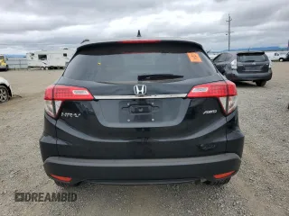 2021 Honda HR-V LX with VIN 3CZRU6H3XMM737099, listed as a Copart auction lot 53267575 with 36,281 mi miles and Salvage Title. Bid and sale history available at carsss.com. Image 6.