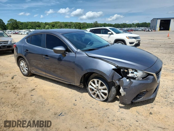 2014 Mazda 3 i Touring with VIN 3MZBM1V71EM117581, listed as a Copart auction lot 61588925 with 115,486 mi miles and Salvage title. Bid and sale history available at DreamBid. Image 4.
