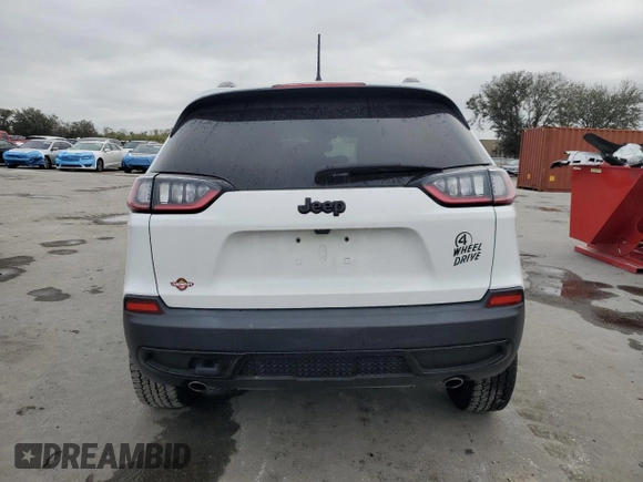 2022 Jeep Cherokee X with VIN 1C4PJMCX8ND522502, listed as a Copart auction lot 88458605 with 16,671 mi miles and Salvage Title. Bid and sale history available at carsss.com. Image 6.