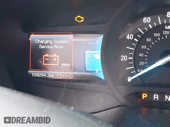 2017 Ford Edge SEL with VIN 2FMPK4J87HBB96013, listed as a IAAI auction lot 41493642 with 109,294 mi miles. Bid and sale history available at carsss.com. Image 16.