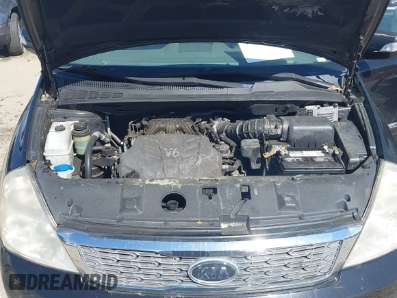 2011 Kia Sedona EX with VIN KNDMH4C76B6398261, listed as a IAAI auction lot 41894696 with 180,297 mi miles. Bid and sale history available at carsss.com. Image 10.