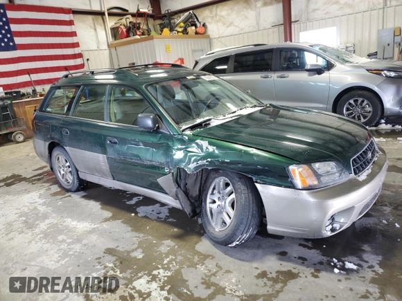 2003 Subaru Legacy Outback with VIN 4S3BH665437645253, listed as a Copart auction lot 43649875 with 78,675 mi miles and Clean title. Bid and sale history available at DreamBid. Image 4.