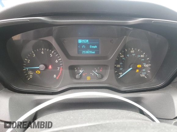 2018 Ford Transit with VIN 1FTYE1YM9JKA25907, listed as a Copart auction lot 46324975 with 253,828 mi miles and Salvage title. Bid and sale history available at DreamBid. Image 9.