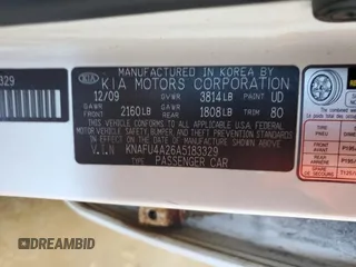 2010 Kia Forte EX with VIN KNAFU4A26A5183329, listed as a Copart auction lot 74474264 with 123,205 mi miles and Salvage Title. Bid and sale history available at carsss.com. Image 12.