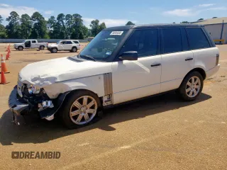 2008 Land Rover Range Rover HSE with VIN SALMF15478A290253, listed as a Copart auction lot 58056505 with 101,023 mi miles and Salvage title. Bid and sale history available at DreamBid. Image 1.