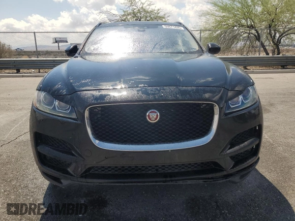 2017 Jaguar F-Pace 35t Premium with VIN SADCJ2BVXHA090332, listed as a Copart auction lot 55671435 with 92,443 mi miles and Salvage Title. Bid and sale history available at DreamBid. Image 5.