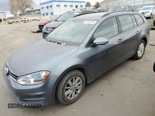 2017 Volkswagen Golf SportWagen S with VIN 3VWC17AU5HM533147, listed as a Copart auction lot 82604084 with 76,159 mi miles and Salvage Title. Bid and sale history available at carsss.com. Image 1.