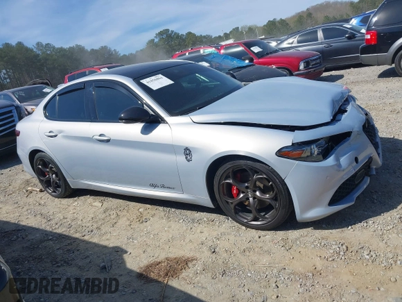 2021 Alfa Romeo Giulia Ti Sport with VIN ZARFAMBN1M7641345, listed as a IAAI auction lot 41856804 with 55,138 mi miles and . Bid and sale history available at DreamBid. Image 13.