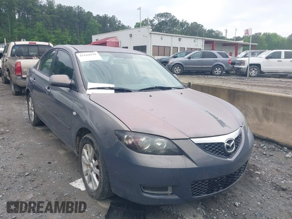 2007 Mazda 3 i Sport with VIN JM1BK32F071684753, listed as a IAAI auction lot 42164139 with 205,143 mi miles. Bid and sale history available at carsss.com. Image 1.