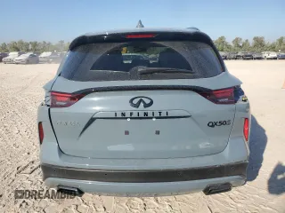 2024 Infiniti QX50 Sport z VIN 3PCAJ5FA0RF113864, wystawiony jako Copart lot #78074534 z przebiegiem 1 635 mil mil oraz Szkoda całkowita • Salvage title. Historia ofert i sprzedaży dostępna na DreamBid. Obrazek 6.