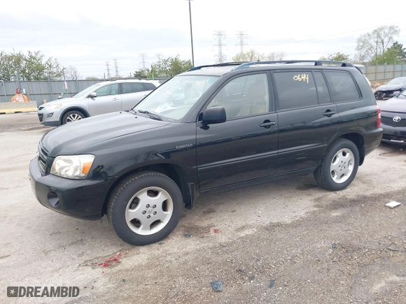 2004 Toyota Highlander with VIN JTEEP21A840034421, listed as a IAAI auction lot 42070644 with 246,243 mi miles. Bid and sale history available at carsss.com. Image 2.