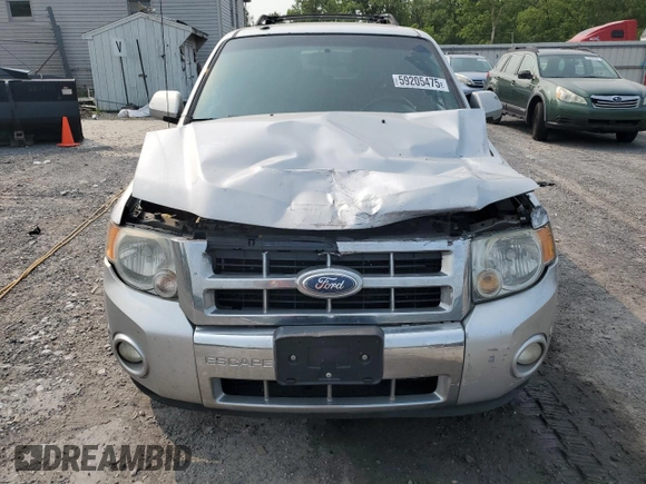 2012 Ford Escape Limited с VIN 1FMCU9EG8CKB87312, выставлен на аукционе Copart как лот 59205475 с пробегом 233 823 миль миль и Списание • Salvage title. История ставок и продаж доступна на DreamBid. Изображение 5.