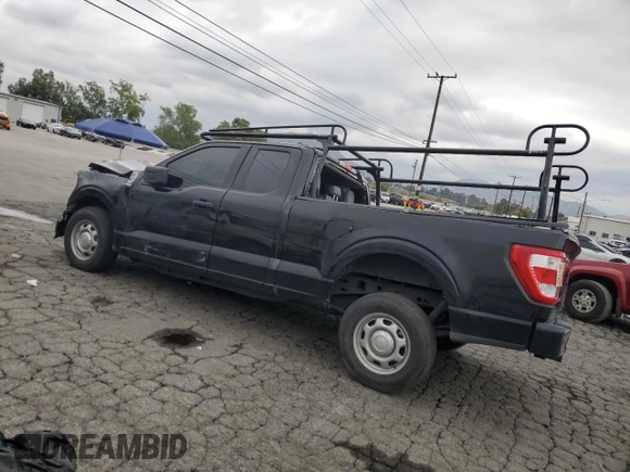 2022 Ford F-150 XL z VIN 1FTEX1C81NKD24854, wystawiony jako Copart lot #55755525 z przebiegiem 87 072 mil mil oraz Szkoda całkowita • Salvage title. Historia ofert i sprzedaży dostępna na DreamBid. Obrazek 2.