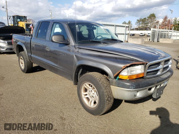 2004 Dodge Dakota Sport z VIN 1D7HG38N64S688604, wystawiony jako Copart lot #79811934 z przebiegiem 160 377 mil mil oraz Szkoda całkowita • Salvage title. Historia ofert i sprzedaży dostępna na DreamBid. Obrazek 4.