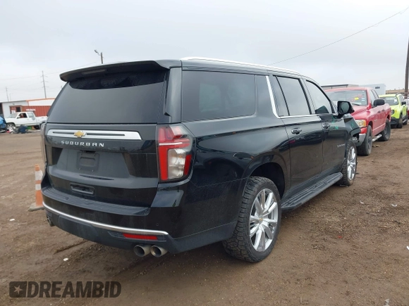 2022 Chevrolet Suburban High Country with VIN 1GNSKGKL5NR200434, listed as a IAAI auction lot 41047540 with 67,891 mi miles and . Bid and sale history available at DreamBid. Image 4.