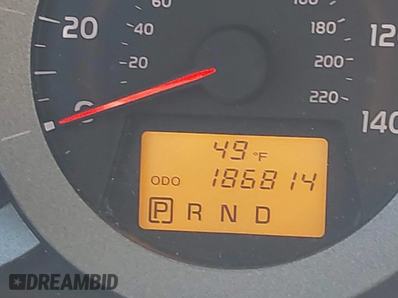 2010 Toyota RAV4 with VIN JTMBF4DV0A5031581, listed as a IAAI auction lot 41714611 with 186,814 mi miles. Bid and sale history available at carsss.com. Image 15.