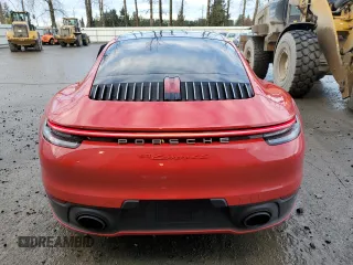 2024 Porsche 911 Carrera S with VIN WP0AB2A96RS219361, listed as a Copart auction lot 87892865 with 3,412 mi miles and Salvage Title. Bid and sale history available at carsss.com. Image 6.