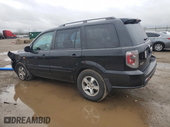 2007 Honda Pilot EX-L with VIN 5FNYF28747B039507, listed as a Copart auction lot 78941304 with 187,291 mi miles and Salvage Title. Bid and sale history available at DreamBid. Image 2.