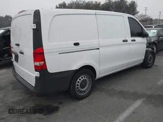 2023 Mercedes-Benz Metris Cargo with VIN W1YV0BEY5P4340906, listed as a IAAI auction lot 41153285 with 7,637 mi miles and . Bid and sale history available at DreamBid. Image 4.