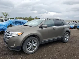2013 Ford Edge Limited z VIN 2FMDK4KC8DBA63390, wystawiony jako Copart lot #55487755 z przebiegiem 206 313 mil mil oraz Szkoda całkowita • Salvage title. Historia ofert i sprzedaży dostępna na DreamBid. Obrazek 1.