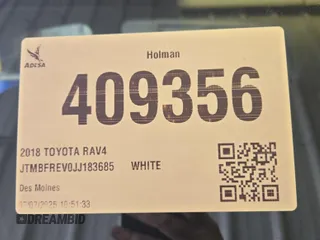 2018 Toyota RAV4 LE with VIN JTMBFREV0JJ183685, listed as a IAAI auction lot 42774230 with 81,554 mi miles and . Bid and sale history available at DreamBid. Image 48.
